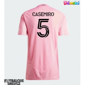 Inter Miami Casemiro #5 Dámské Domácí Dres 2026-27 Krátký Rukáv